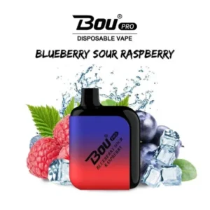 Vaper desechable bou pro 7000 puffs blueberry sour raspberry