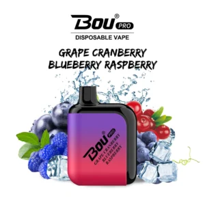 BOU PRO 7000 PUFFS - Blueberry Cranberry Cherry.