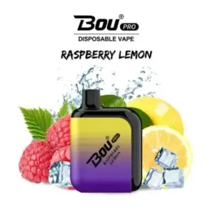 BOU PRO 7000 PUFFS - Raspberry Lemon