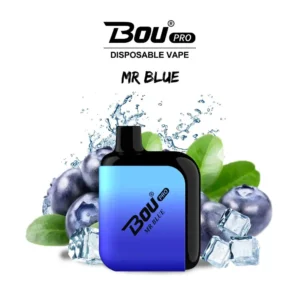 Vaper desechable bou pro 7000 puffs mr blue.