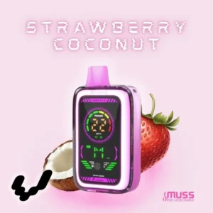 vaper desechable cyber flex muss 25000 caladas sabor fresa y coco