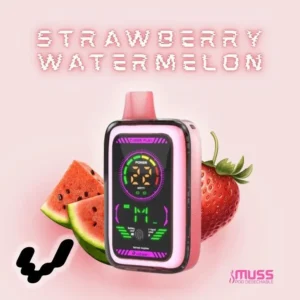 vaper desechable cyber flex muss 25000 caladas sabor strawberry sandía