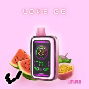 vaper desechable cyber flex muss 25000 caladas sabor love 66