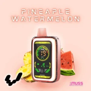 vaper desechable cyber flex muss 25000 caladas sabor sandía y piña